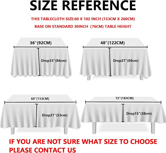 JYFLZQ White Sequin Tablecloth, Glitter Table Cover 60x102 Inch Rectangle - Image 4
