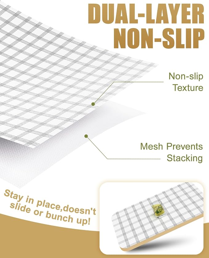 Drawer and Shelf Liners for Kitchen Cabinets Non-Adhesive - Image 2