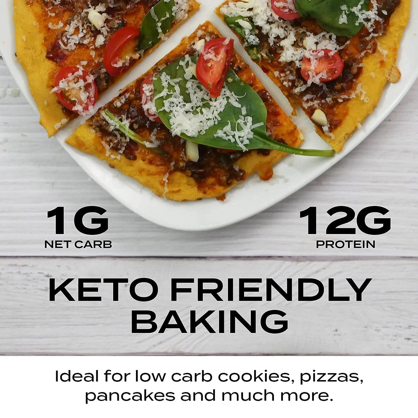 Aviate Lupini FLOUR - Keto & Vegan Friendly Superfood - Non-GMO - Gluten Free - Lupin Flour Keto - High Protein, Low Calorie & Low Carb - Rich in Dietary Fiber and Minerals - 100% Lupin Beans - 16 Ounces (Pack of 1)