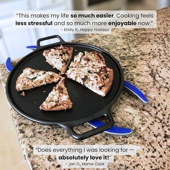 Trivae Pot Lid Holder – 4-in-1 Pot Lid Holder While Cooking, Pan Lid Holder, Trivet & Cake Stand – Versatile Kitchen Tool for Hot Pots, Serving & Display – Space-Saving, Heat-Resistant Stand - Image 4