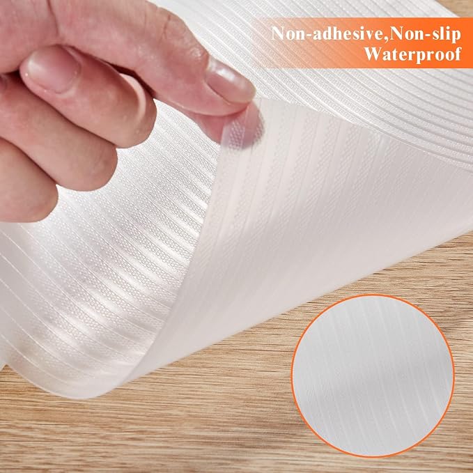 Mcrbeay 17.5" X 120" Refrigerator Liners Shelf Liner Washable - Image 3
