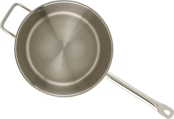 Winco 10 qt Stainless Steel Sauce pan with Cover - Image 7