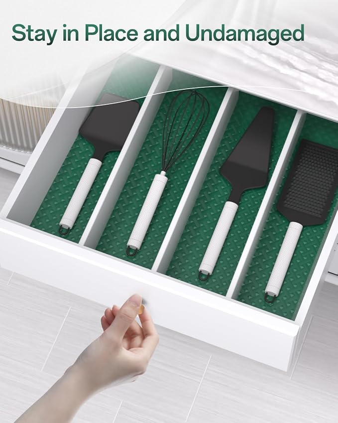 GTJ Shelf and Drawer Liner for Kitchen Cabinet Non-Adhesive Non Slip - Image 8