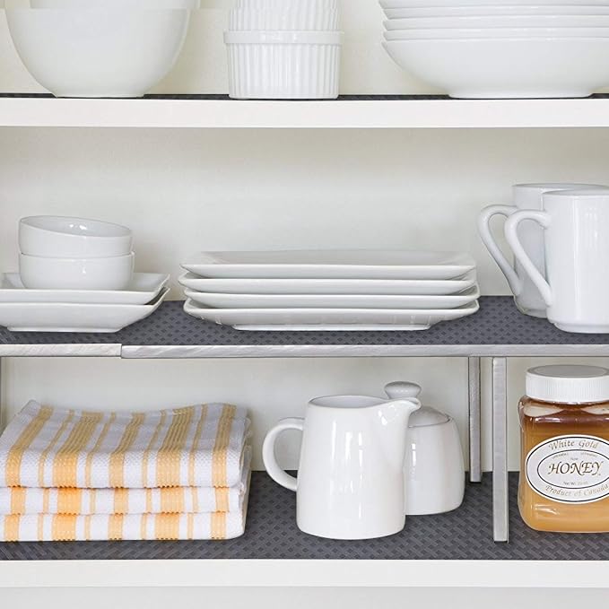 Kitchen Shelf Liner Drawer Liners, 23.6"W x 78.7"L Non Adhesive Cabinet Mat - Image 5