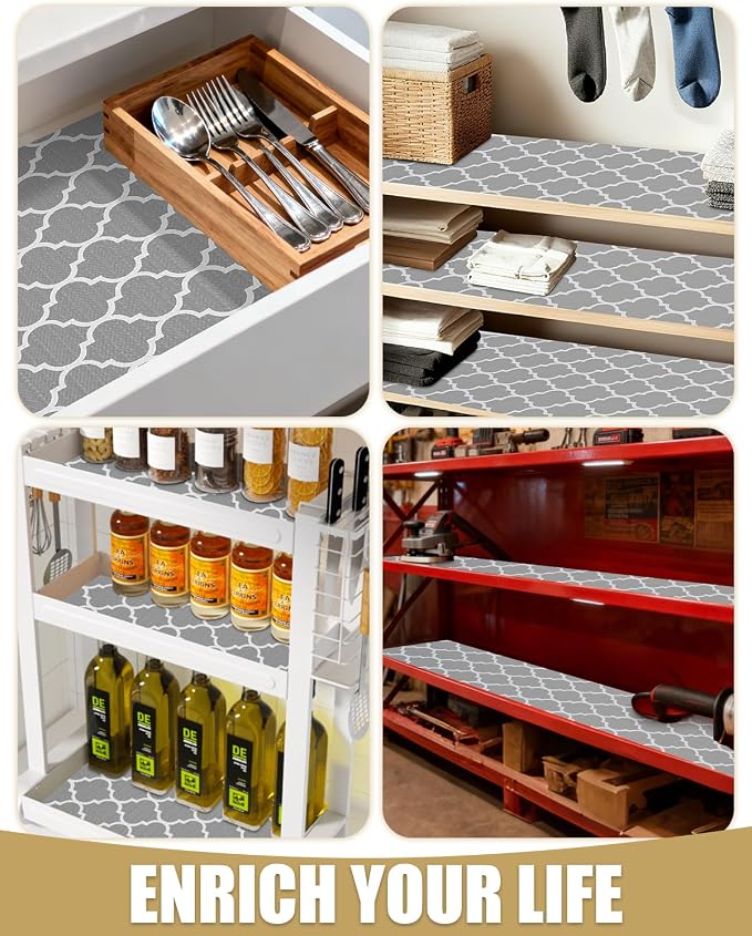 Drawer and Shelf Liners for Kitchen Cabinets Non-Adhesive - Image 8