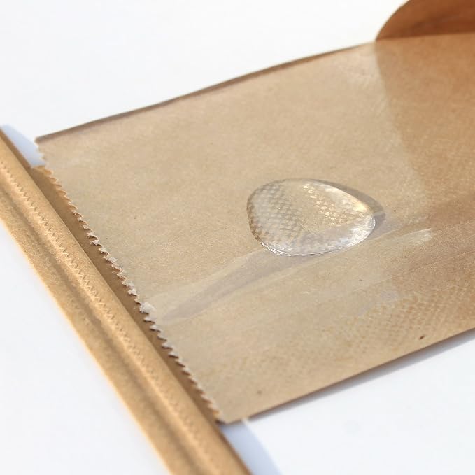 AwePackage Kraft Paper Grease Resistant Tin Tie Bag with Poly Liner (50, 16 oz(1 lbs)) - Image 4