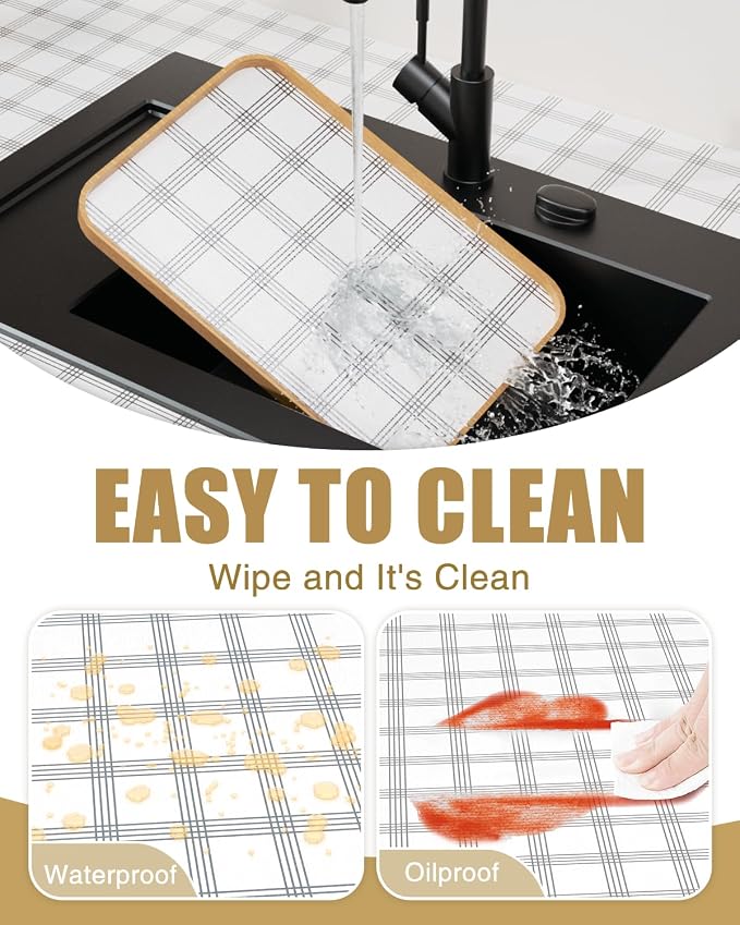 Drawer and Shelf Liners for Kitchen Cabinets Non-Adhesive - Image 5