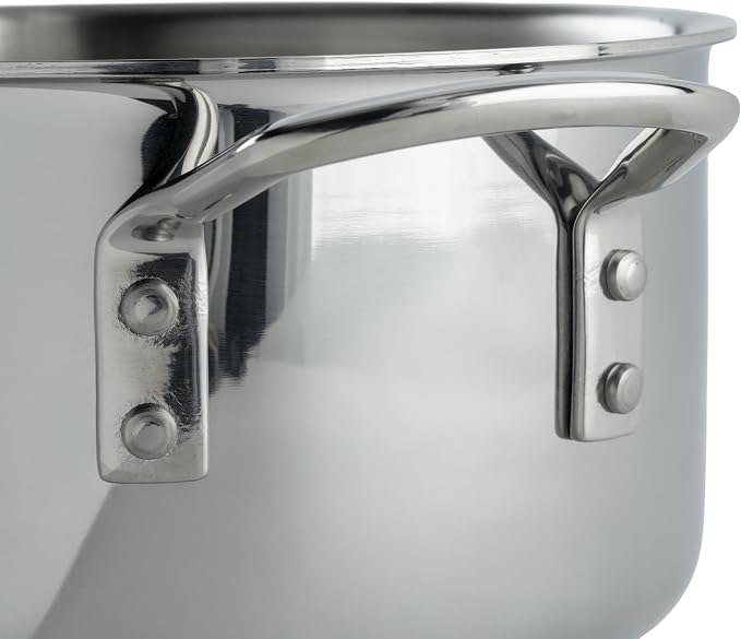 WINCO Tri-Ply Stock Pot, Silver - Image 4