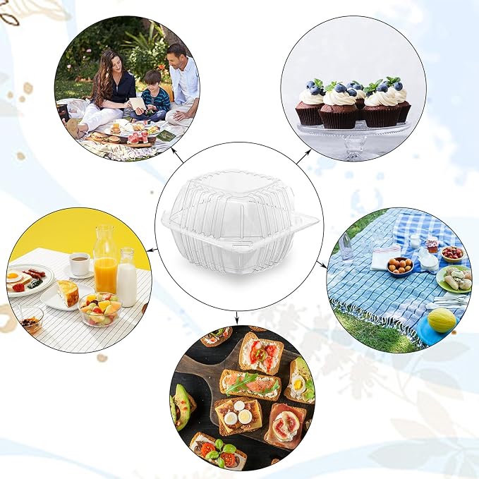 MFDSJ 200 Pack Disposable Plastic To Go Containers with Lids - Image 7