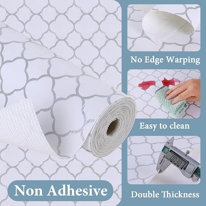 Shelf Drawer Liners for Kitchen Cabinets 12 in X 30 Ft Drawer Liner - Image 3