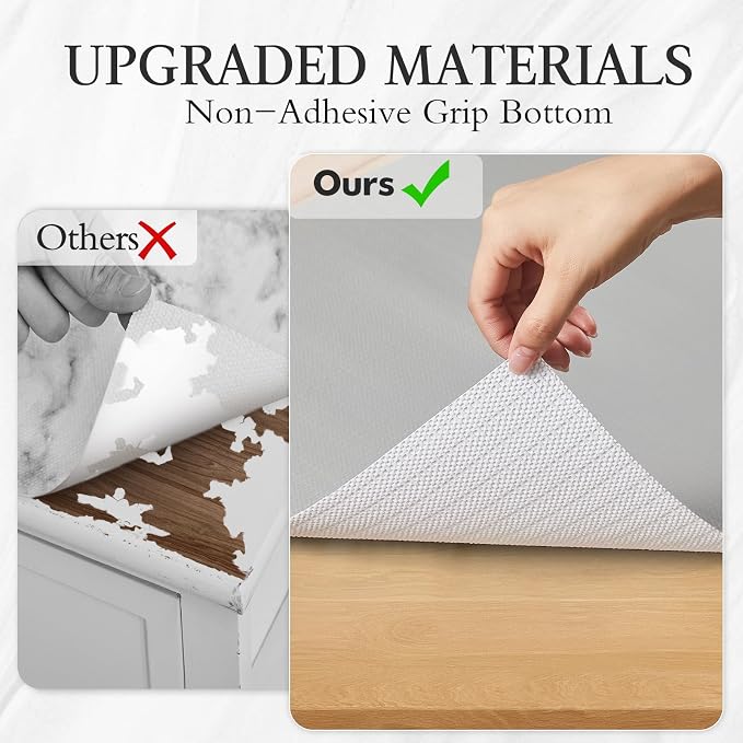 Beautysaid Shelf and Drawer Liner for Kitchen Cabinet Non Adhesive Non Slip - Image 8