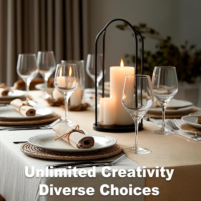 12 Pack Burlap Table Runners 12x108 Inch - Natural Jute Rustic Farmhouse Table Runner Decor for Western Wedding, Farmhouse Party, Holiday & Kitchen Dining Table (Brown, 12x108 12PC) - Image 7