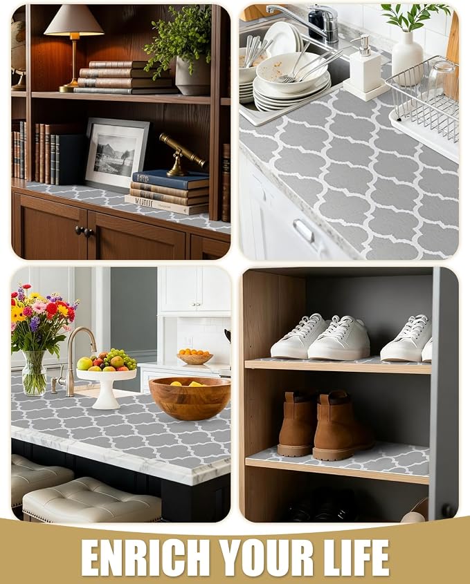 Drawer and Shelf Liners for Kitchen Cabinets Non-Adhesive - Image 7