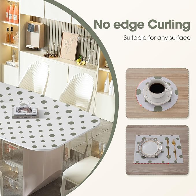 Beautysaid Shelf and Drawer Liner for Kitchen Cabinet Non Adhesive Non Slip - Image 4