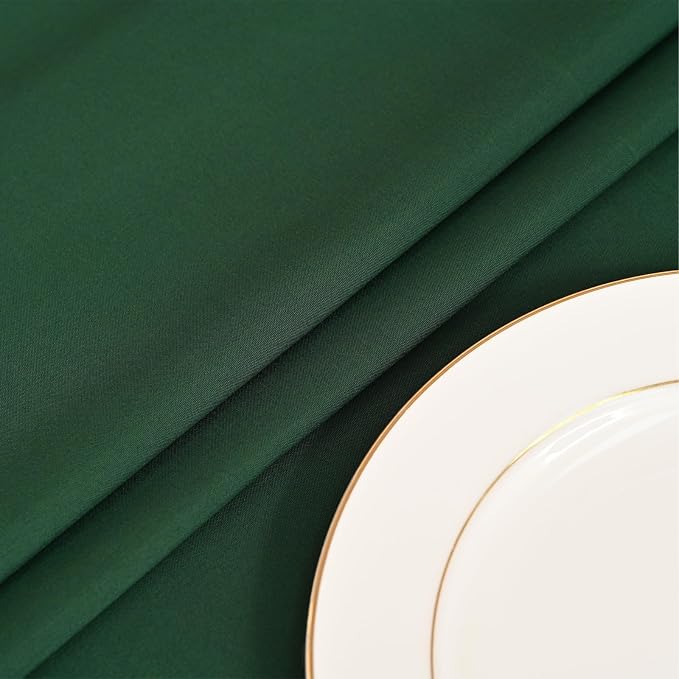6 Pack Hunter Green Tablecloth for Rectangle Table 60x102 Inch - Image 7