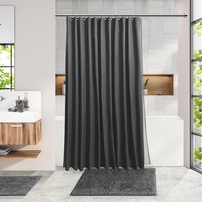 Clara Clark Bathroom Set, Shower Curtain Set, Bathroom Accessory Set - Image 6