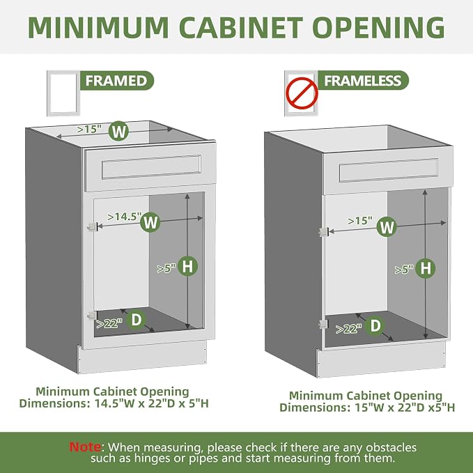 Pull Out Drawers for Cabinets, 13½” W x 21” D Soft Close Slide Out Drawers for Kitchen Cabinets, Cabinet Pull Out Shelves Requires At Least 14.5” Cabinet Opening - Image 6