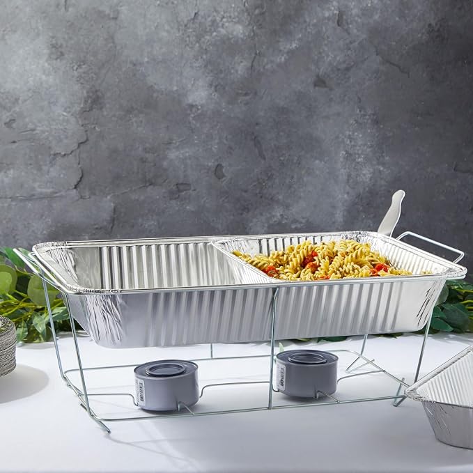 Juvale Aluminum Foil Pans 21x13 (15 Pack) Full Size Disposable Trays for Steam Table, Food, Grills, Baking, BBQ - Image 3