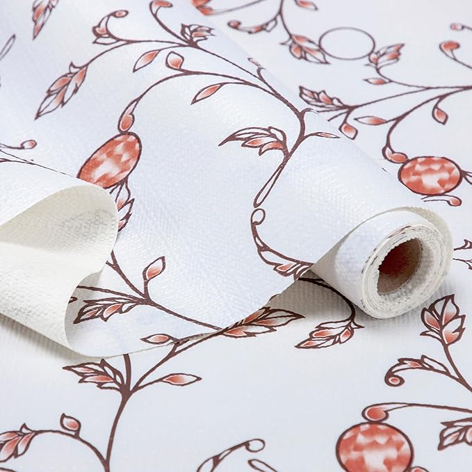 Shelf Liner,Non Adhesive Wisteria Pink 12In x 10 FT (2 Rolls) Waterproof by RAYSTAR