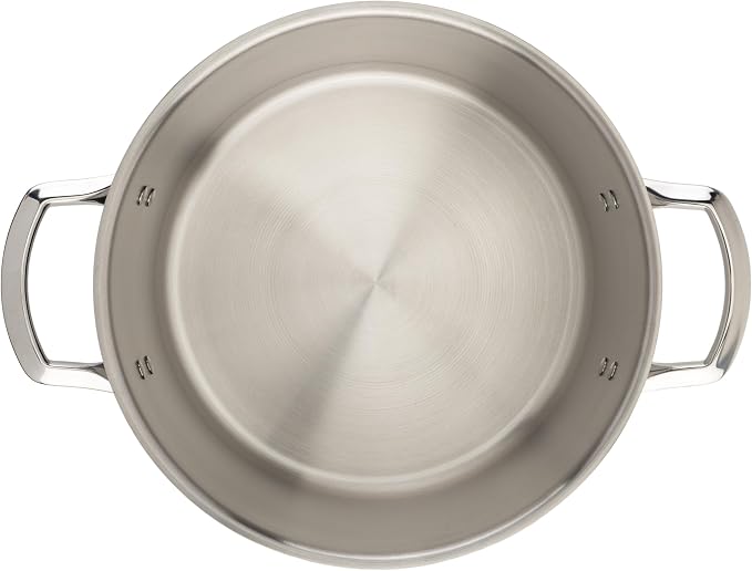 WINCO Tri-Ply Stock Pot, 12-quart, Silver - Image 6