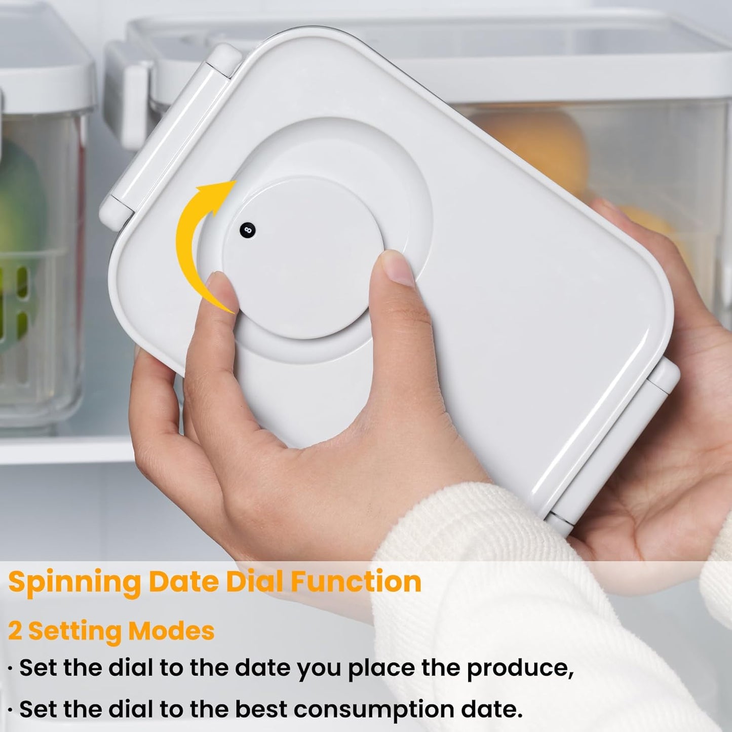 vacane Dishwasher Safe Berry Keeper, Produce Saver, Clear Fruit Containers, BPA-Free Lettuce Keeper, Keep Food Fresh, 3.8 Cup