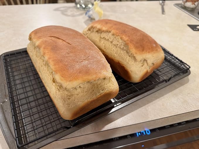 2-In-1 Cast Iron Oven Pan - 9"x5" Durable Loaf Pans Rectangular Baking Pan with Banneton Bread Proofing Basket set for home baking, 2 Piece Set -1.8 QT×2 Pcs (Silicone mats, Bread Pan 4 Set) - Image 3
