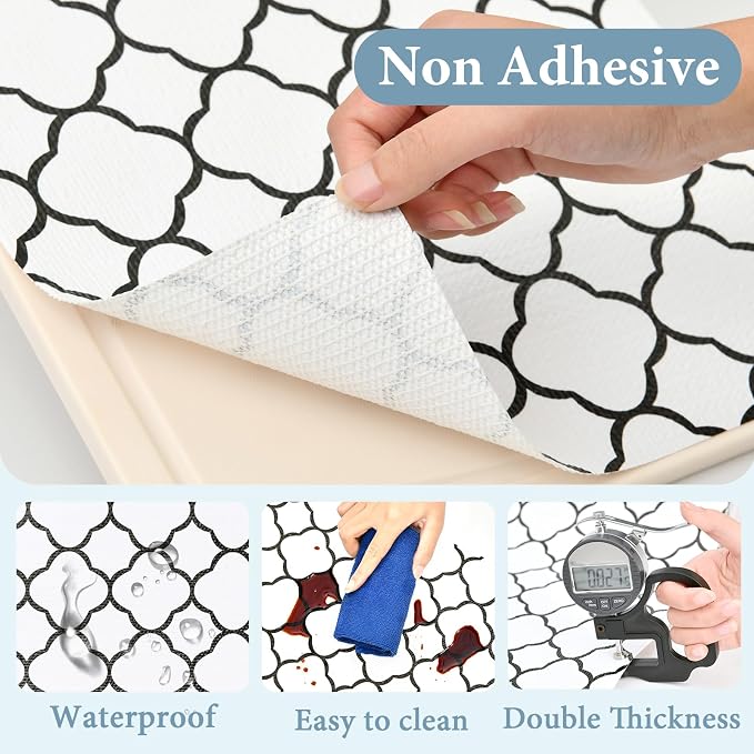 Shelf Drawer Liners for Kitchen Cabinets 12 in X 20 Ft Drawer Liner - Image 5
