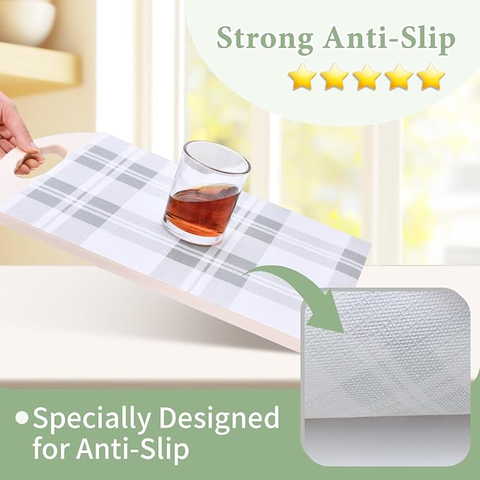 Drawer and Shelf Liner for Kitchen Cabinet: 17 in X 20 Ft Non Slip - Image 2