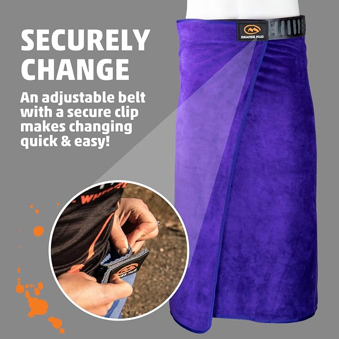 Orange Mud Transition & Seat Wrap V2.0 Purple Car Seat Cover Towel - Image 3