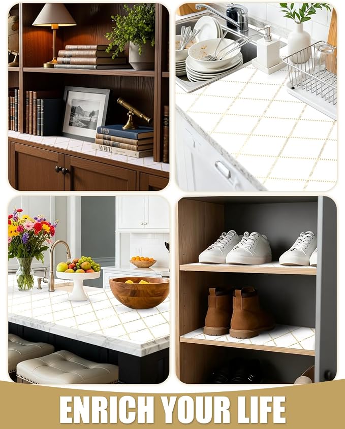 Drawer and Shelf Liners for Kitchen Cabinets Non-Adhesive - Image 7
