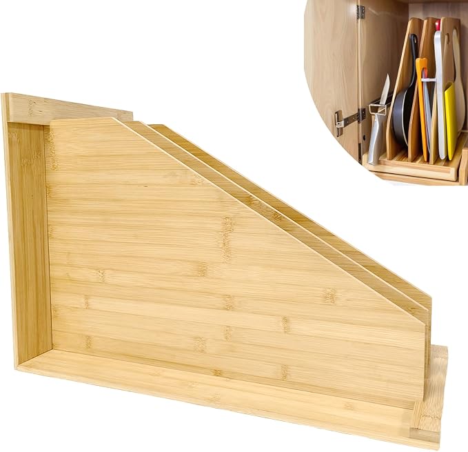 Tray Dividers for Kitchen Cabinets, 15.5in x22.5in x12in with 3 Dividers by KMHGD--