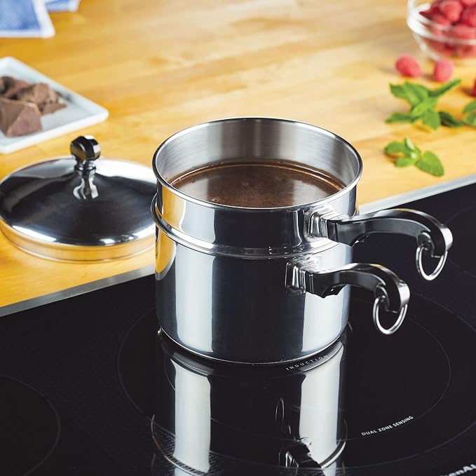 Farberware Classic Series Double Boiler and Saucepan with Lid, 2 Qt - Image 10