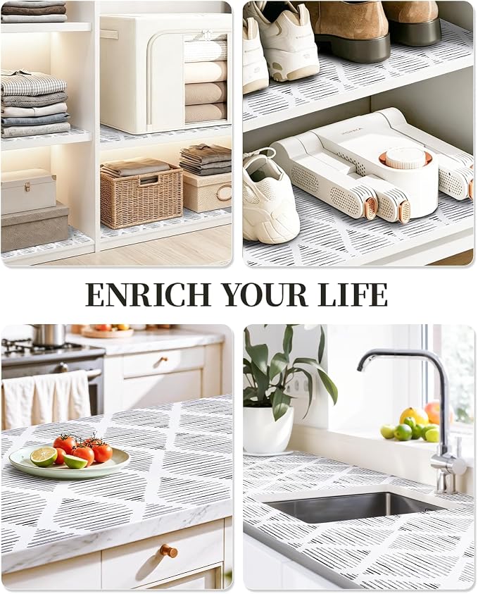 Drawer and Shelf Liners for Kitchen Cabinets Non-Adhesive - Image 6