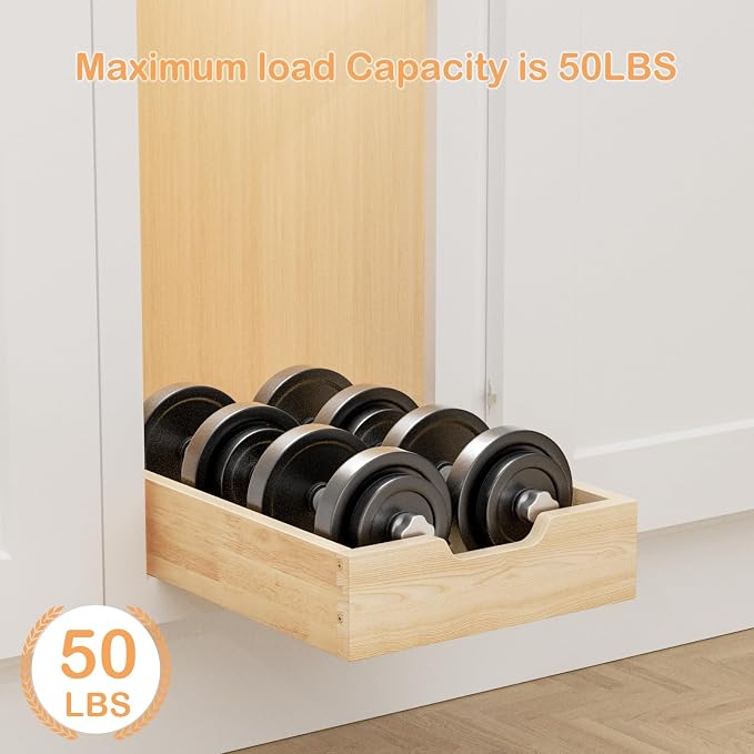 Pull Out Drawers for Cabinets, 13½” W x 21” D Soft Close Slide Out Drawers for Kitchen Cabinets, Cabinet Pull Out Shelves Requires At Least 14.5” Cabinet Opening - Image 7