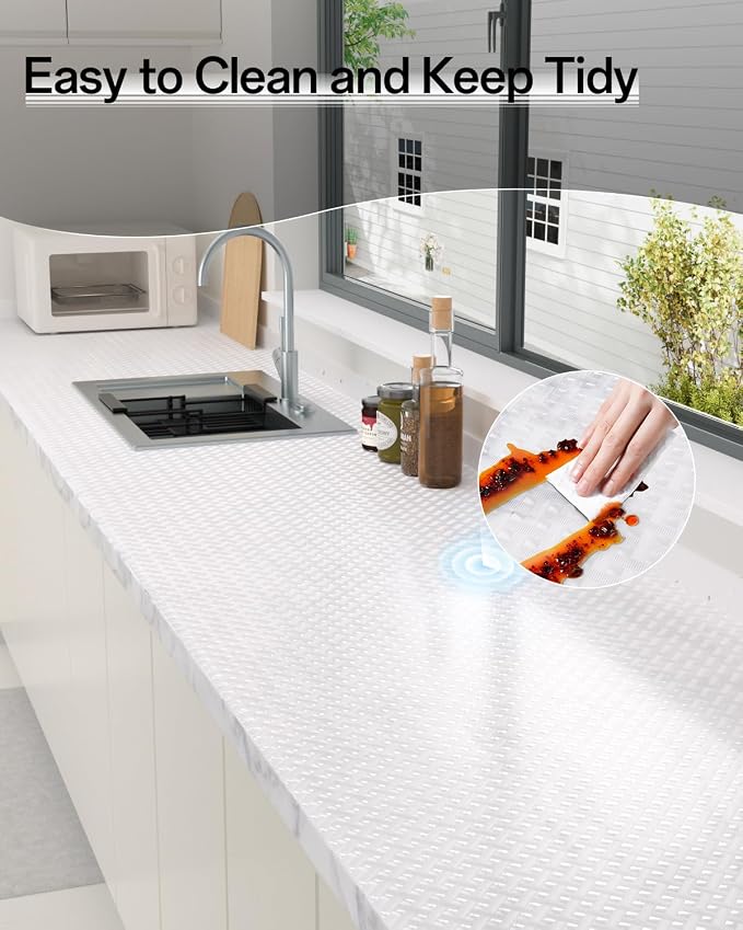 GTJ Shelf and Drawer Liner for Kitchen Cabinet Non-Adhesive Non Slip - Image 7