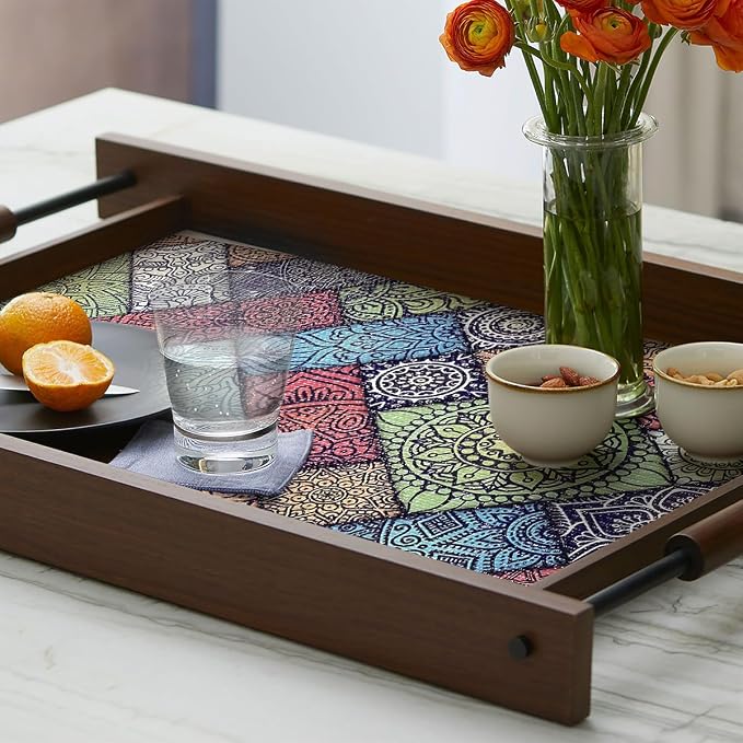 Quttisay Boho Kitchen Shelf Liner Non Adhesive Drawer Liners 12in x 16.4ft - Image 8