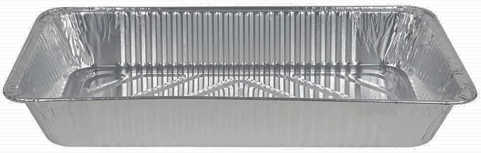 Tiger Chef Aluminum Foil Pans - Disposable Freezer to Oven Safe Containers for Takeout, Baking, Cooking, Storing and Freezing (25, 18 x 26) by TigerChef