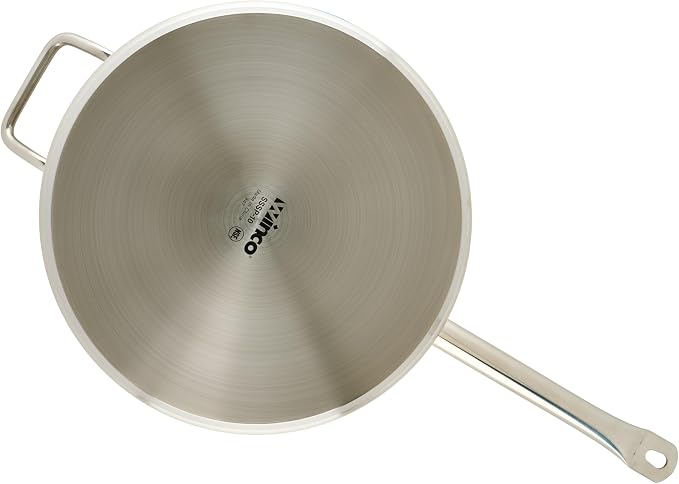 Winco 10 qt Stainless Steel Sauce pan with Cover - Image 5