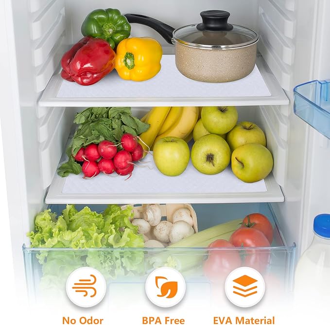 Shelf Liners for Kitchen Cabinets Non Adhensive,White 17.5"× 78.7" - Image 5