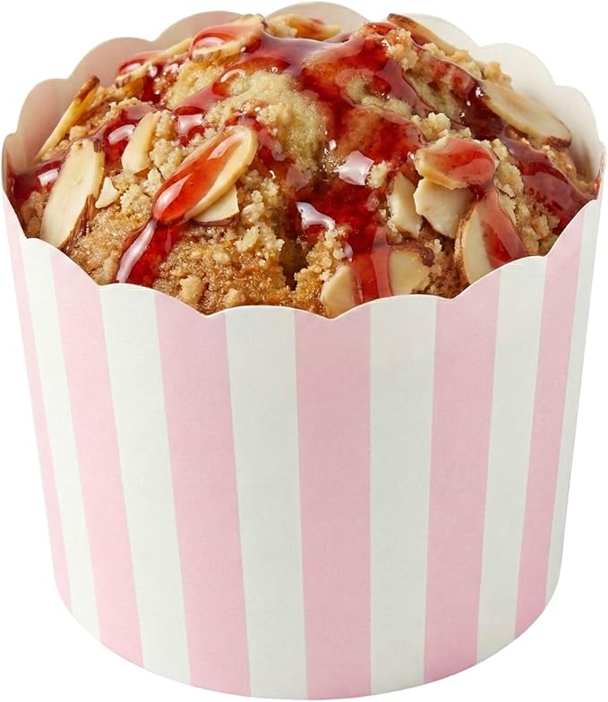 Restaurantware Baking Cups 200 Pack of 6 oz Paper Cupcake Liners Greaseproof Scalloped Oven-Safe Elegant Dessert Muffin Cups Disposable for Parties by Restaurantware
