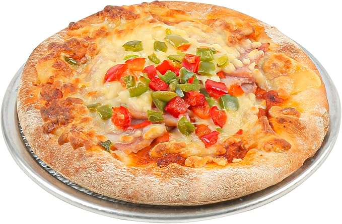 Restaurantware 7 Inch Aluminum Pizza Screen Pack of 12 Mesh Baking Tool For Crispy Crust, Lightweight Stackable Seamless Rim Rust-Resistant Baking Screen, Reusable for Pizzerias, Home Oven Use - Image 2