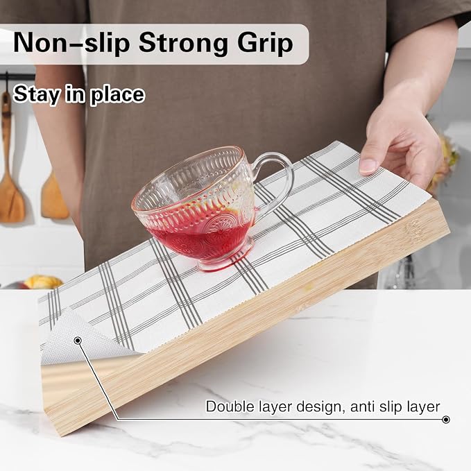 Drawer and Shelf Liner for Kitchen Cabinet Non-Adhesive 12in x 10FT - Image 2