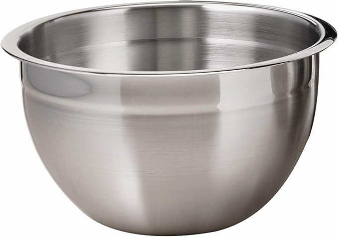 Tramontina Gourmet 3-Quart Stainless Steel Mixing Bowl | Ideal for Salads, Preparing and Serving, Dishwasher-Safe by Tramontina