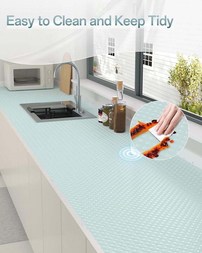 GTJ Shelf and Drawer Liner for Kitchen Cabinet Non-Adhesive Non Slip - Image 7