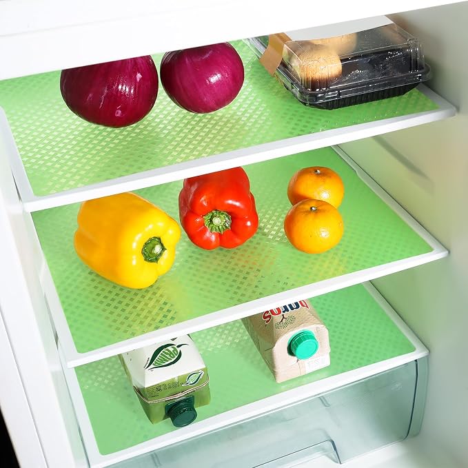 Shelf Liners for Kitchen Cabinets, Drawer, Fridge Liner Green 17.5"× 393.7" - Image 2