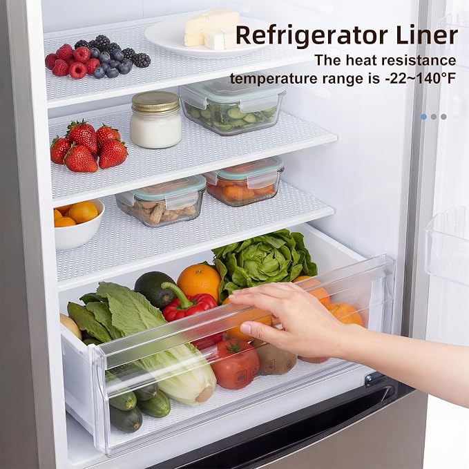 PABUSIOR Shelf Liners for Cabinets Clear: Dual-Sided Non-Slip 24"W x 300"L - Image 4