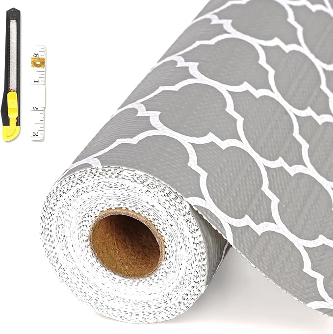 Drawer and Shelf Liner for Kitchen Cabinet Non-Adhesive 24in x 20FT by GTJ
