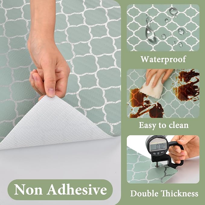 Shelf Liners for Kitchen Cabinets Non Adhesive Drawer Liner 23.6in x 30FT - Image 7