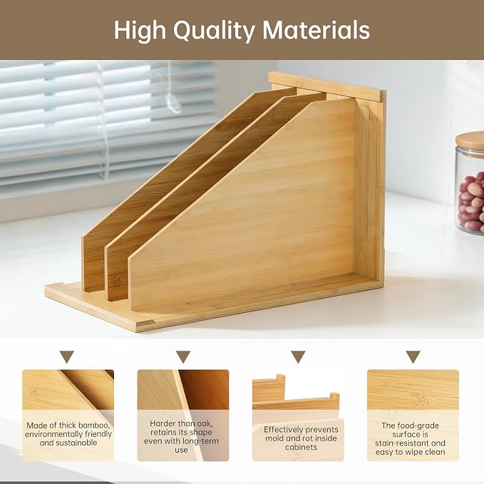 Tray Dividers for Kitchen Cabinets，cookie sheet divider for cabinet - Image 4