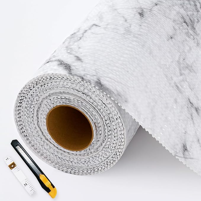 Drawer and Shelf Liners for Kitchen Cabinets Non-Adhesive by Fzzcvo